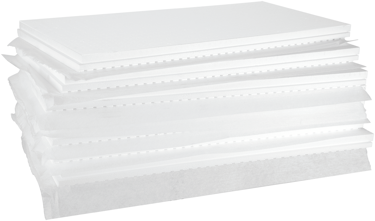 Flachdach-Dämmplatte grau